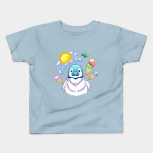 Sunny little penguin Kids T-Shirt